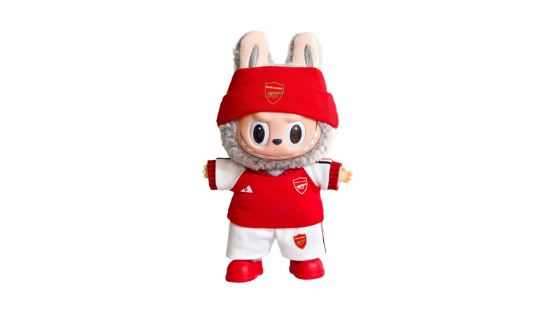 Labubu football jersey kits for club teams – Labubu clothes and Labubu outfits, compatible with similar 17cm dolls