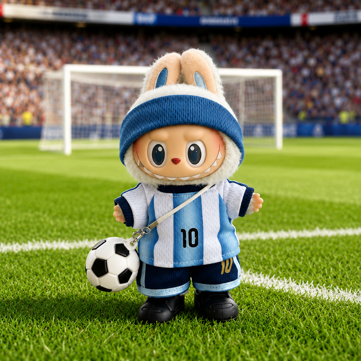 Argentina colour doll football jersey kit