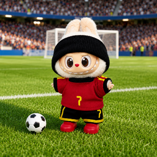 Belgium colour doll football jersey kit
