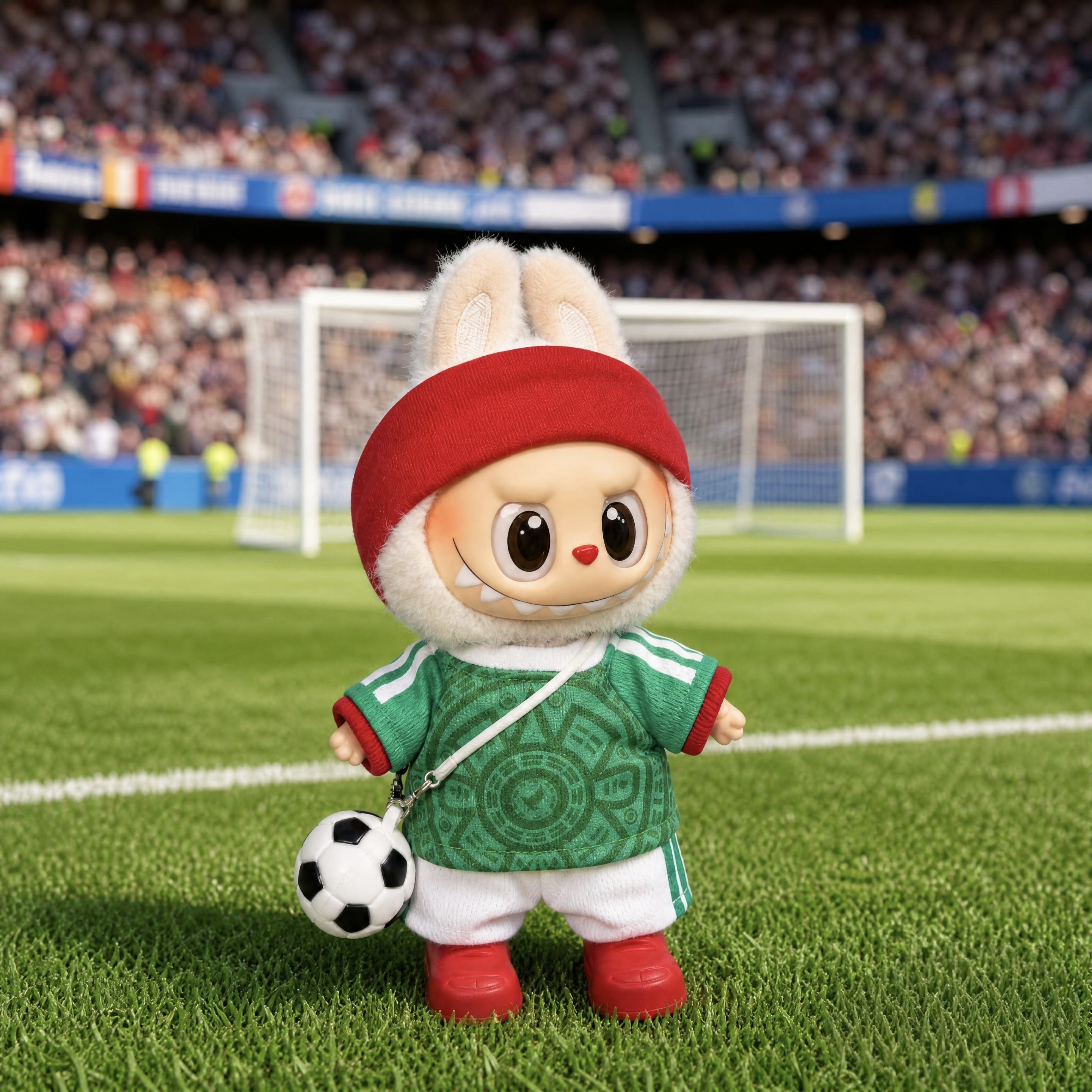 Mexico colour doll football jersey kit
