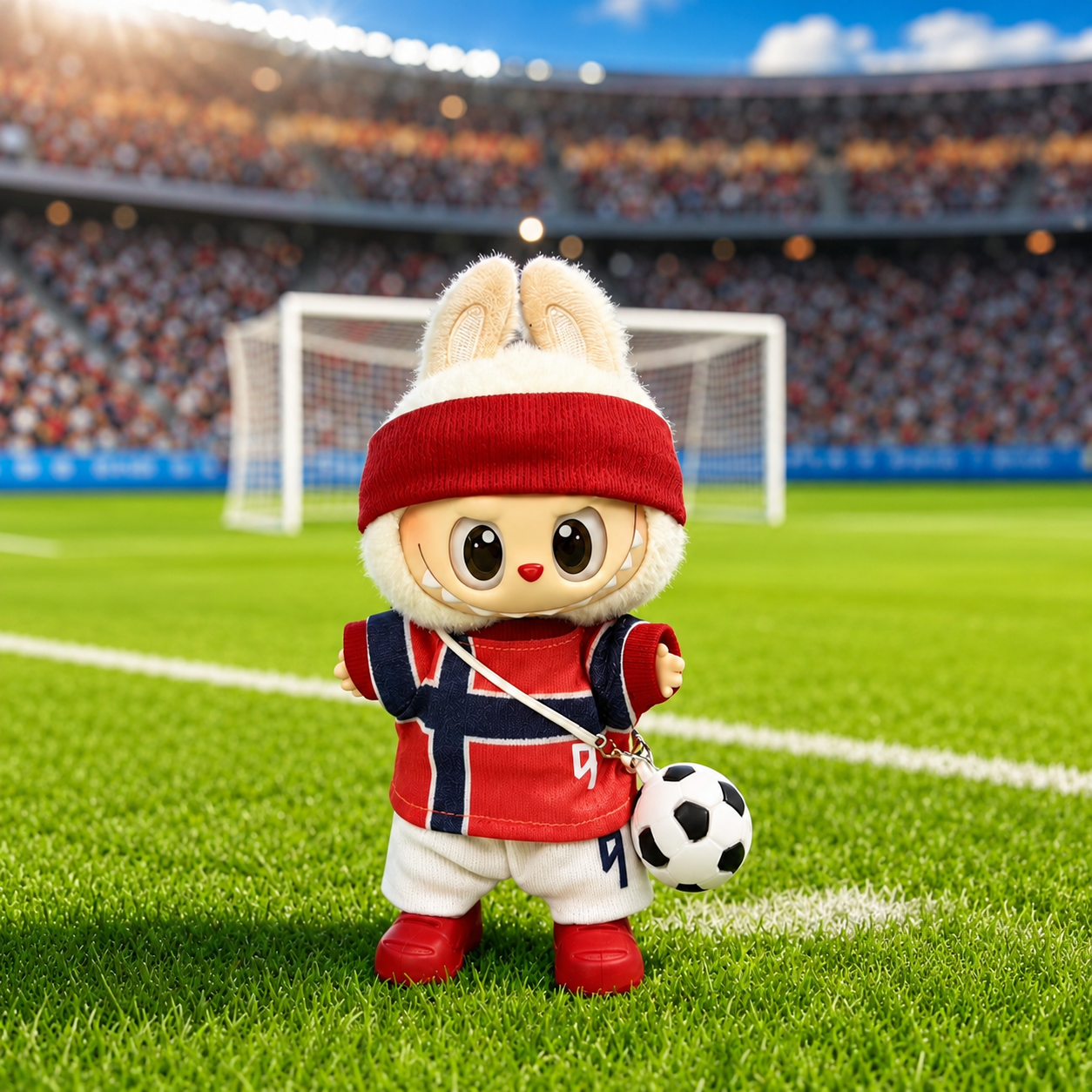 Norway colour doll football jersey kit