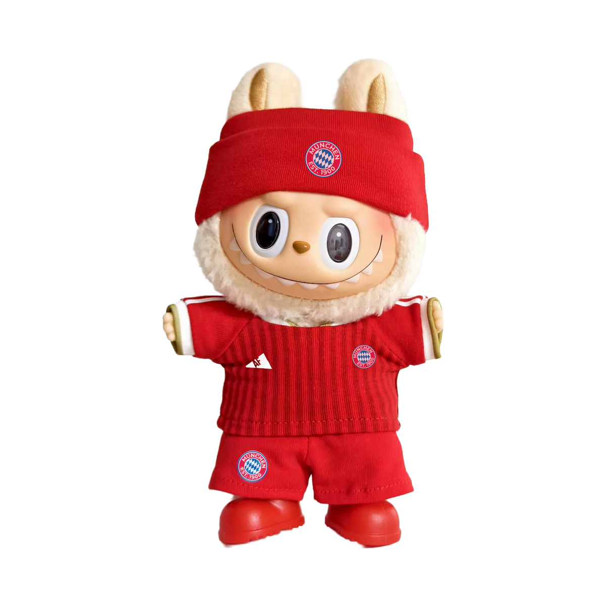 Labubu football jersey kit – FC Bayern – Labubu accessories compatible with similar 17cm dolls