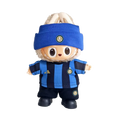 Labubu football jersey kit – Inter Milan – Labubu accessories compatible with similar 17cm dolls