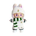 Labubu football jersey kit – Real Madrid – Labubu outfits compatible with similar 17cm dolls